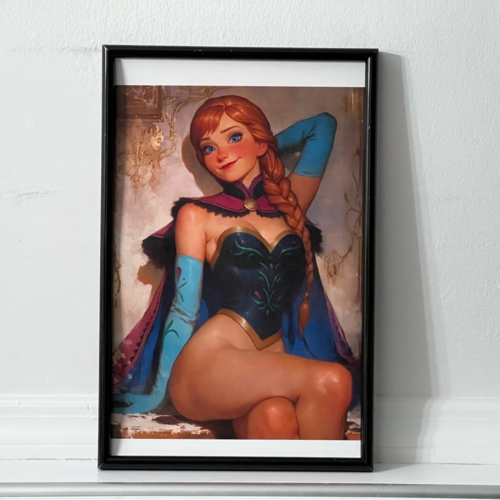 Frozen Anna Art Poster